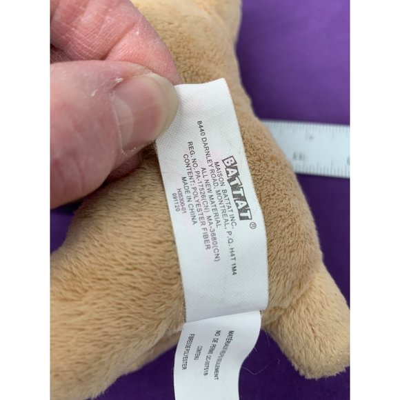 Our Generation Bulldog Cream White 7 Inch Plush Stuffed Animal with Plastic Eyes - Picture 8 of 11